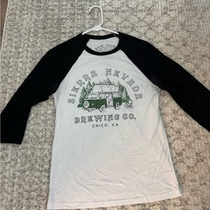 Sierra Nevada Brewing Co. Raglan Tee - White & Black